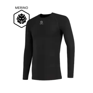 FUTURUM Base Layer Long Sleeve Merino Warm Black 