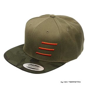 FUTURUM Snapback Cap SPEED ON WHEELS "E" Camo Green