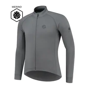 FUTURUM JONA Merino Jersey Long Sleeve Men   Grey